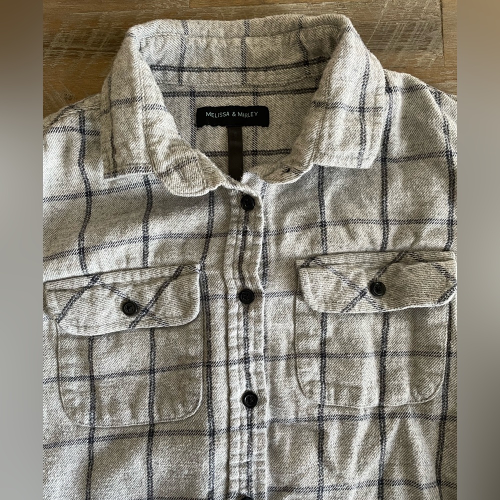 Plaid long sleeve, worn for a season!